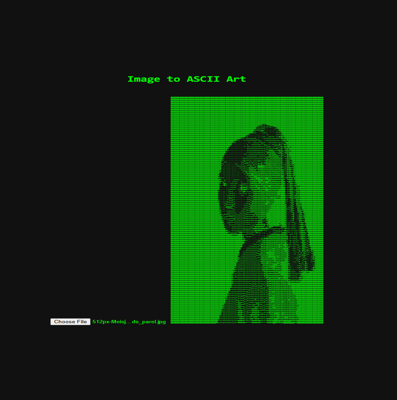 Image to ASCII program